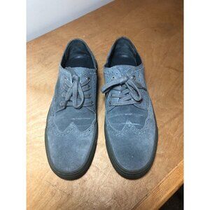 Men’s Oxford Style Sneaker Grey Seude Size 8